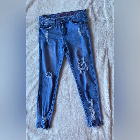 GOGO jeans size 5 ankle mid-rise stretch - Picture 1 of 6